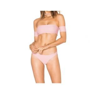 NEW SOAH women's bikini top in ivy pink